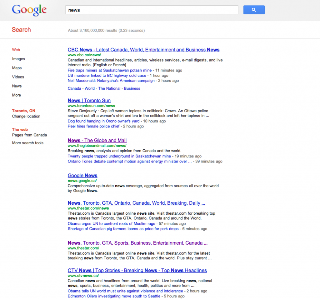 Screen Shot From Google.ca search for 'news' 2012-09-25 at 1.17.58 PM