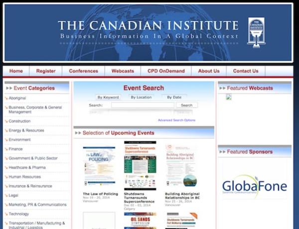 Canadian Institute Home Page